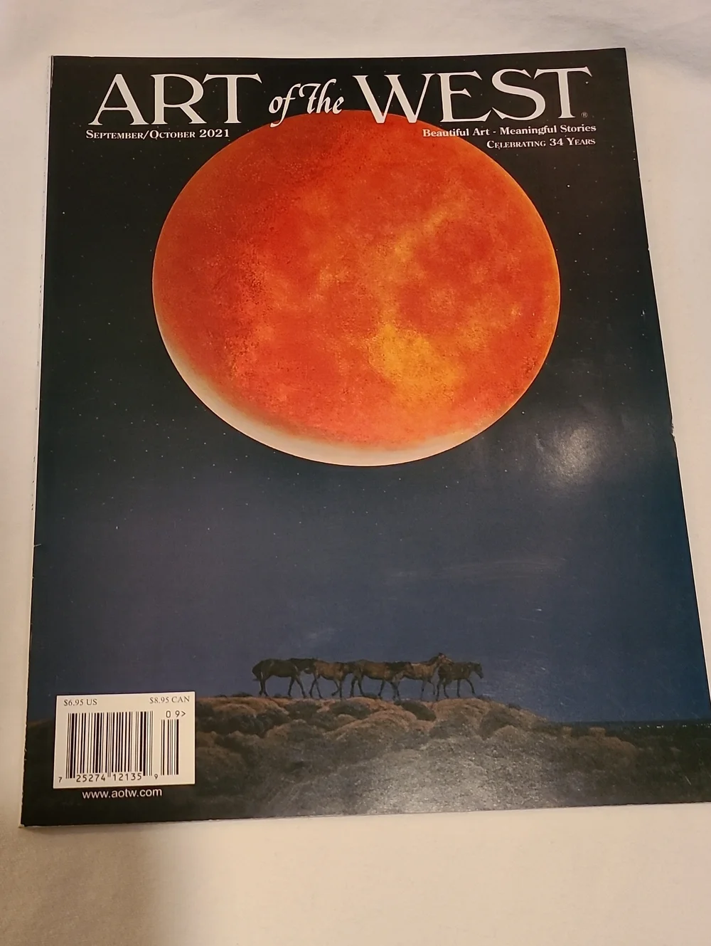 Art Of The West 3 Issues, Beautiful Art & Stories Magazine Jan 2022 Sep Nov 2021